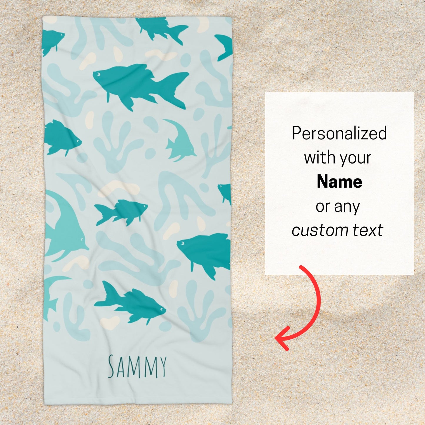 Personalized Beach Towel