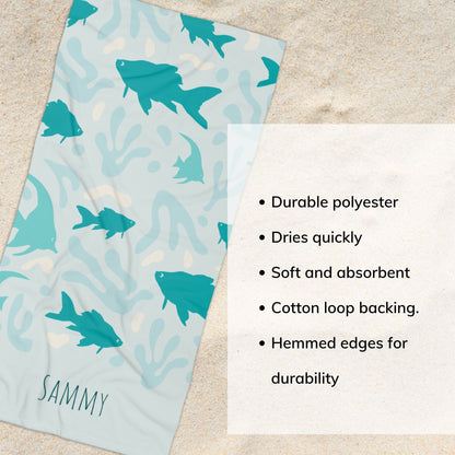 Personalized Beach Towel