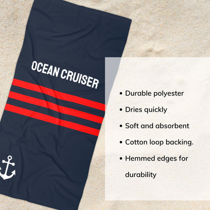 Nautical Beach Towel