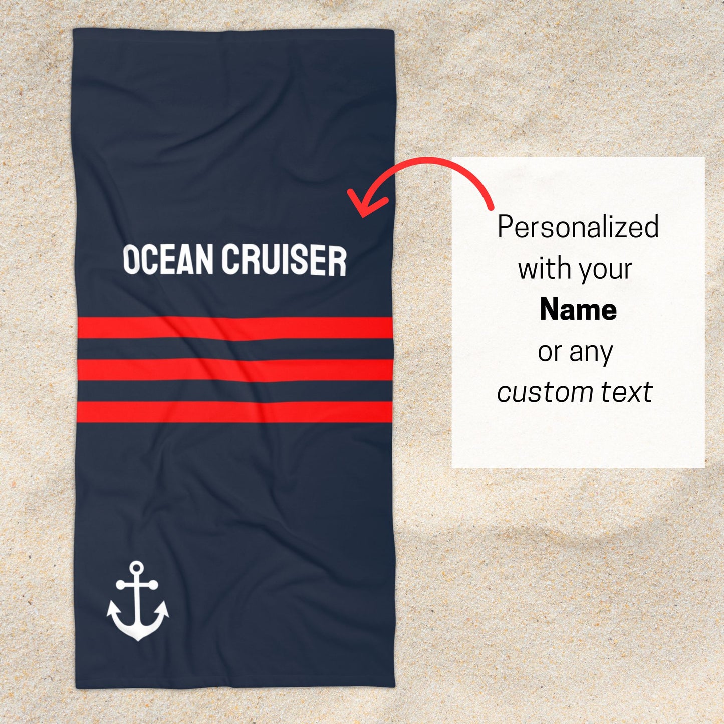 Nautical Beach Towel