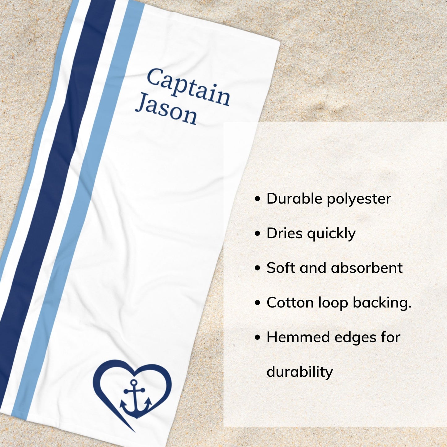 Nautical Beach Towel