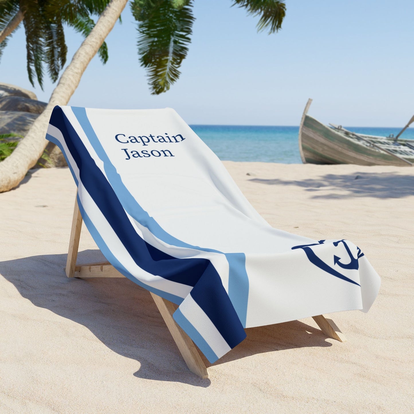 Nautical Beach Towel