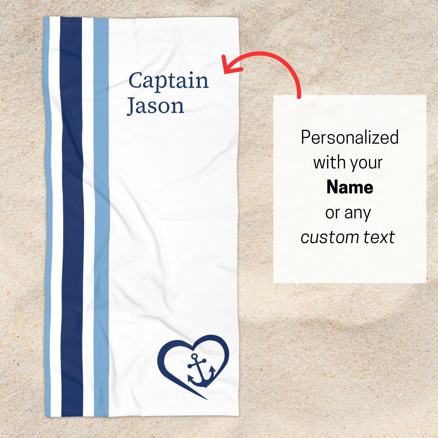 Nautical Beach Towel