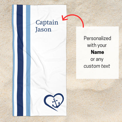 Nautical Beach Towel