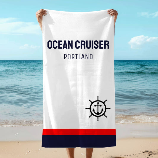 Personalized Boat Name Towel