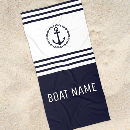 Custom Boat Towel