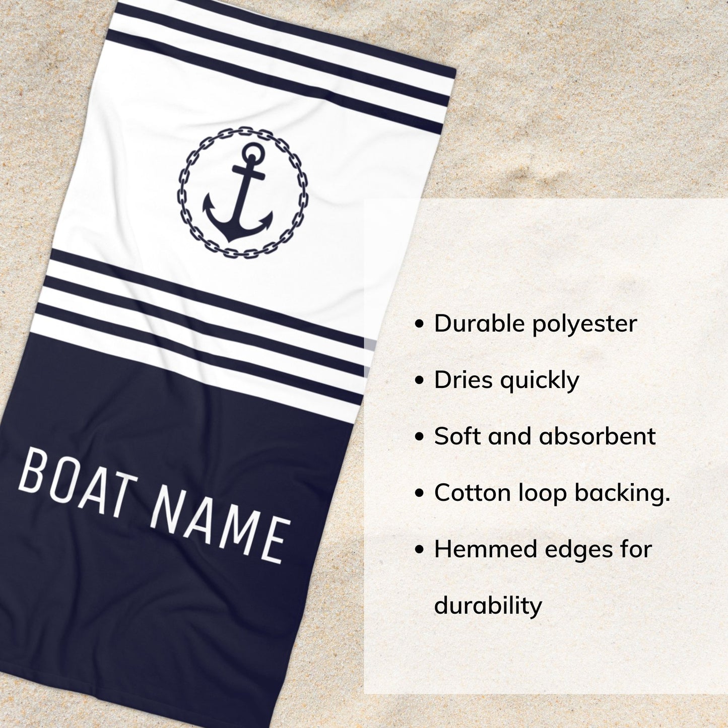 Custom Boat Towel
