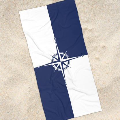 Compass Beach Towel