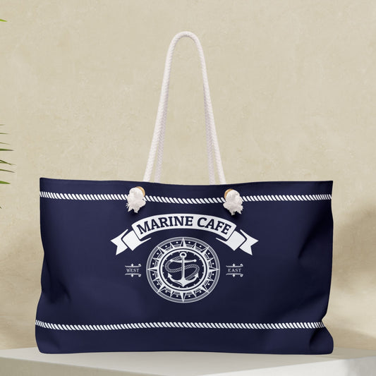 Personalized Nautical Weekender Tote Bag