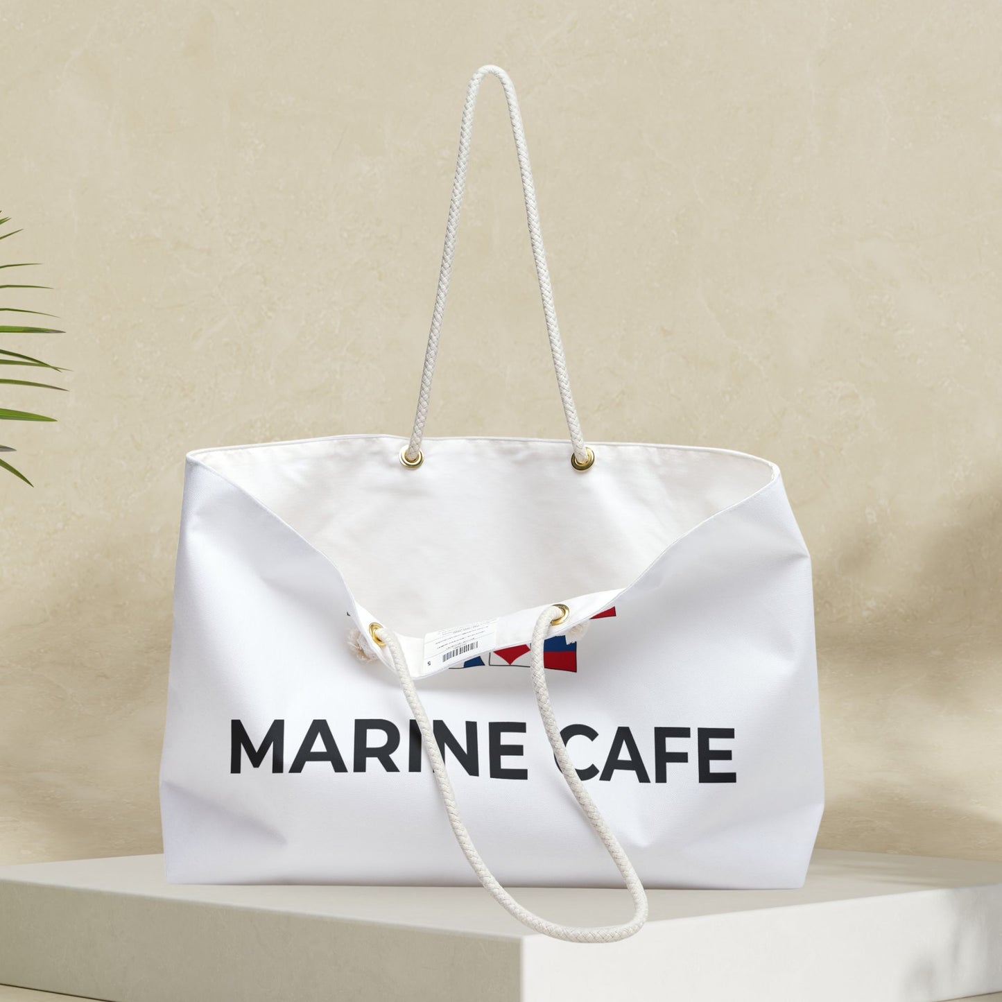 Nautical Flags Weekender Bag with Custom Text