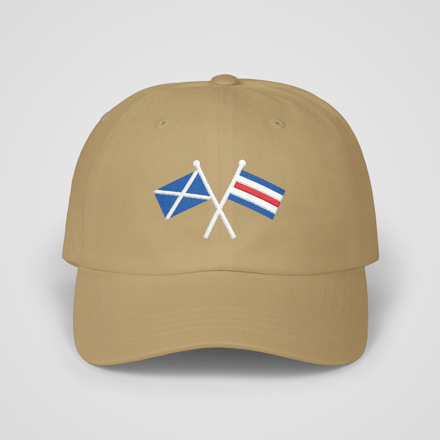 Personalized Crossed Nautical Flag Dad Hat