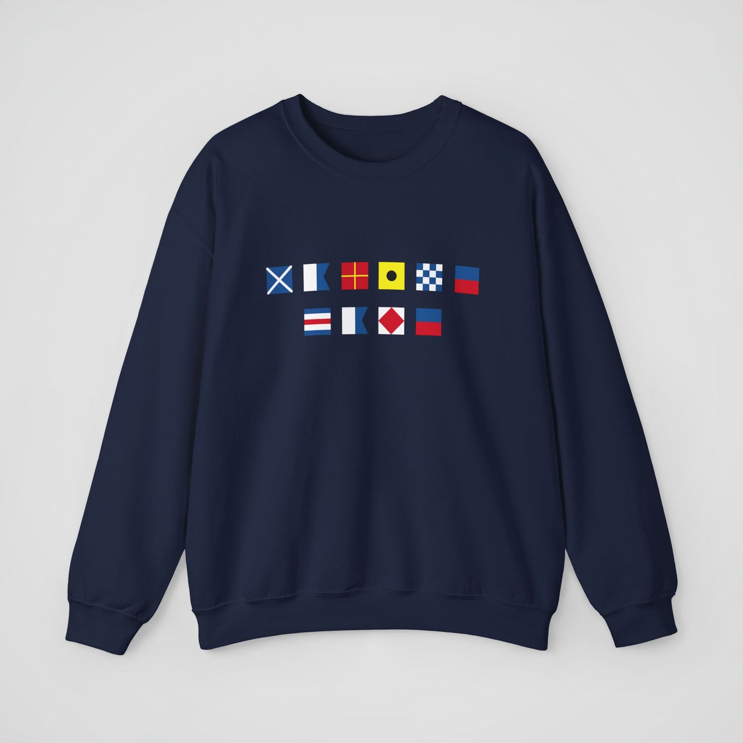 Personalized Nautical Flags Sweatshirt