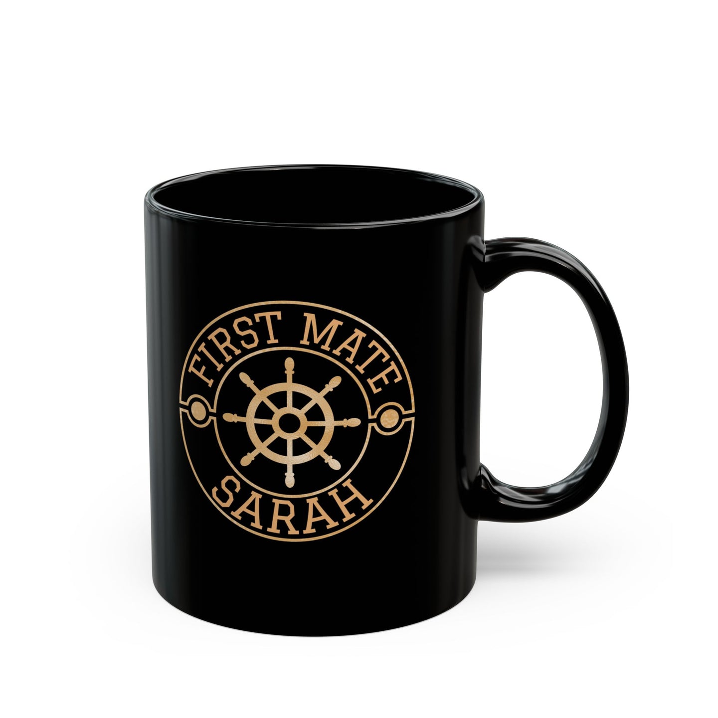 Personalized Mug with Ship Wheel