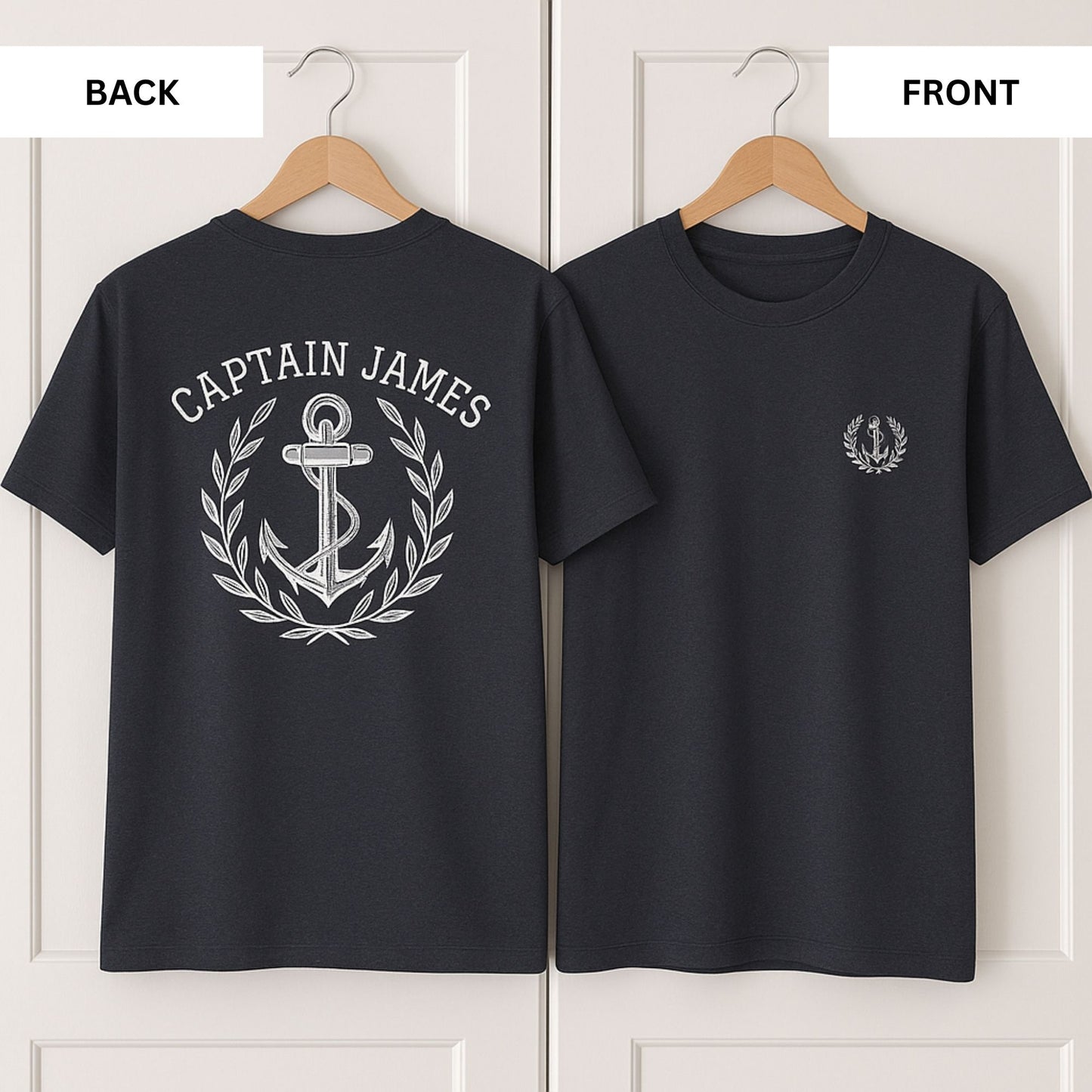 Custom Boat Name Anchor T-Shirt