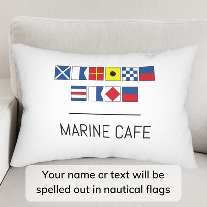 Nautical Flag Pillow Custom