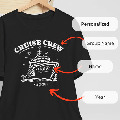 Personalized Cruise Crew Shirt