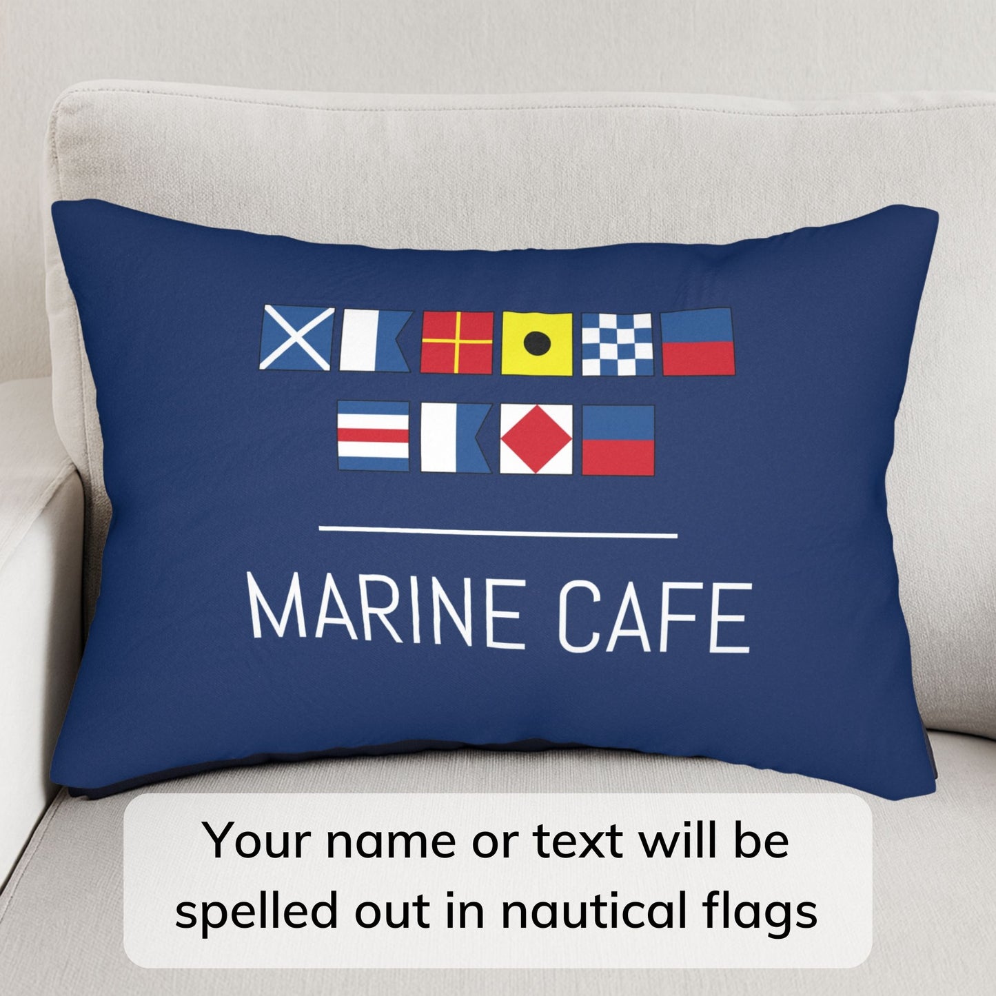 Nautical Flag Pillow