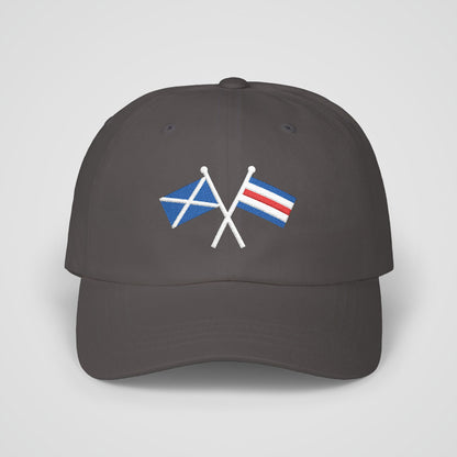 Personalized Crossed Nautical Flag Dad Hat
