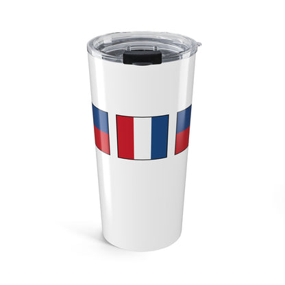 Personalized Nautical Flags Tumbler, 20oz Stainless Steel