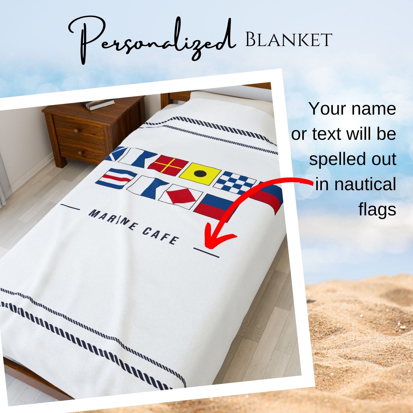 Nautical Flag Blanket