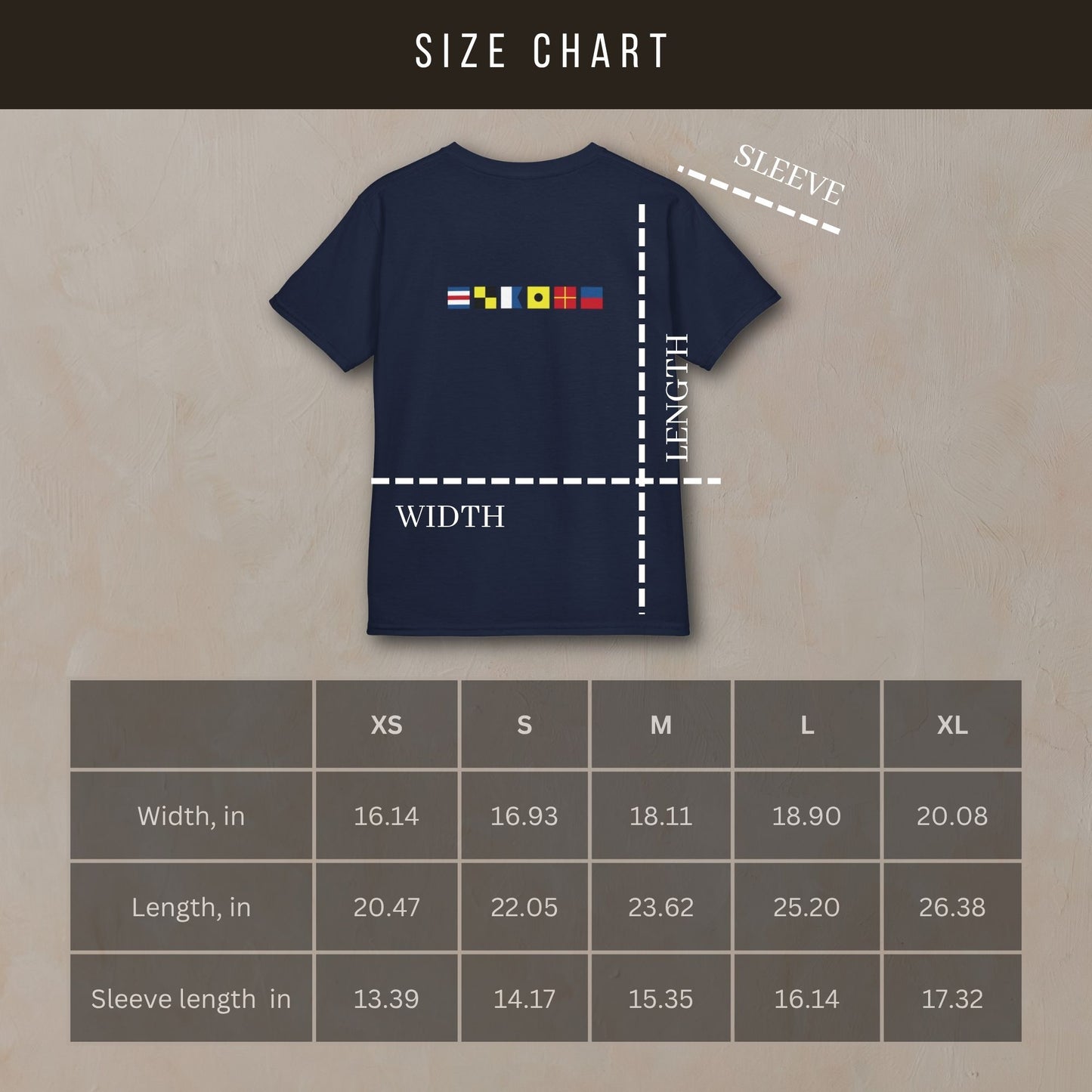 Personalized Nautical Flag T-Shirt - Youth Sizes