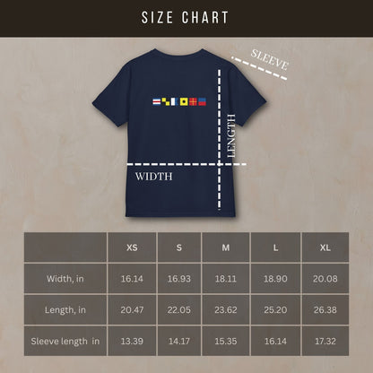 Personalized Nautical Flag T-Shirt - Youth Sizes