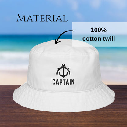 Personalized Ship Wheel Bucket Hat