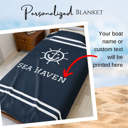Personalized Boat Blanket