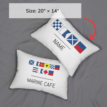 Nautical Flag Pillow Custom