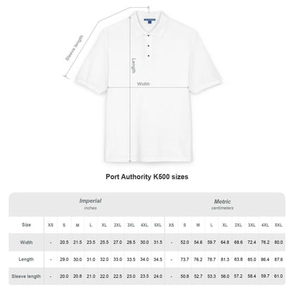 Embroidered Nautical Flags Polo Shirt