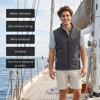 Personalized Nautical Flags Soft Shell Vest