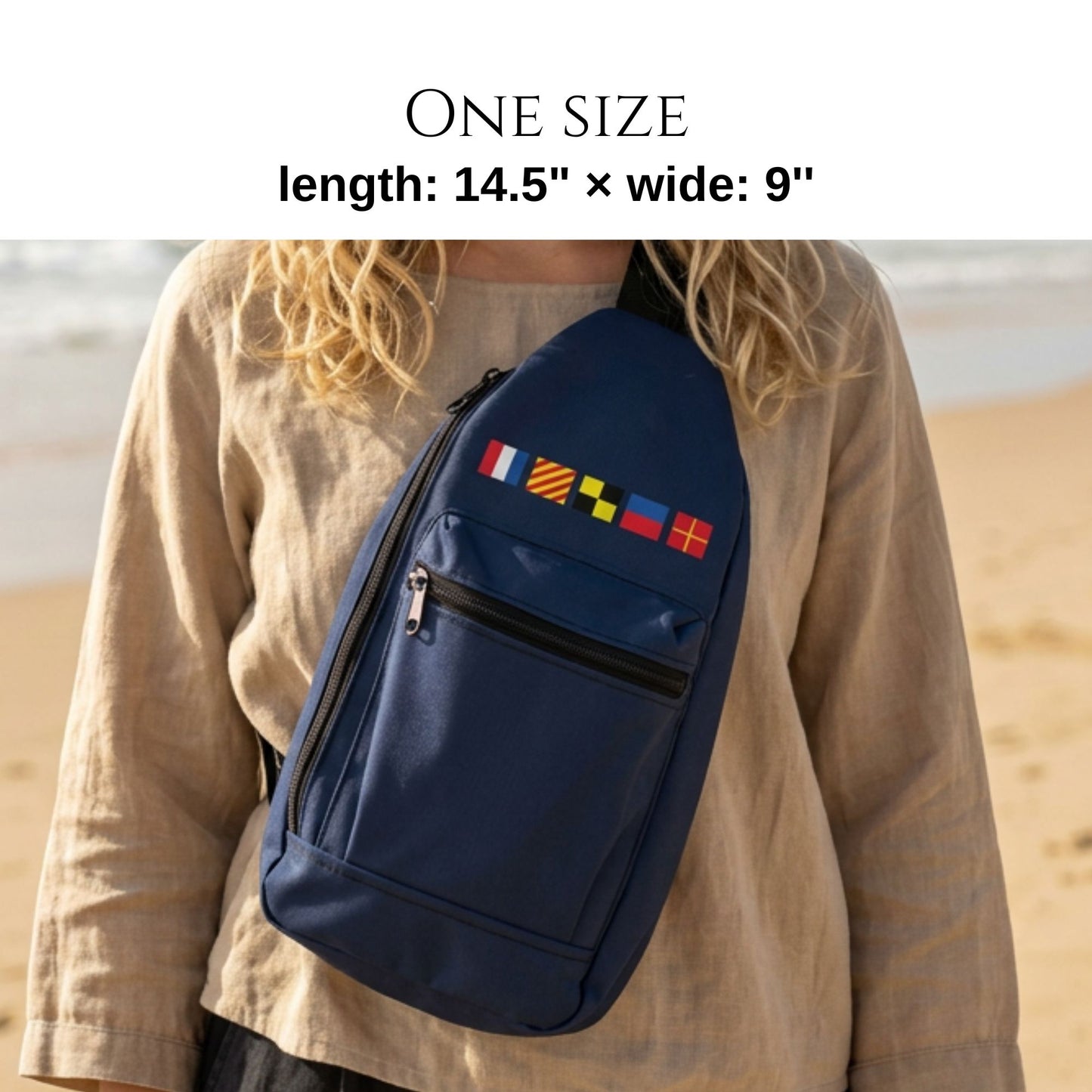 Nautical Flags Sling Bag