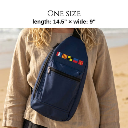 Nautical Flags Sling Bag