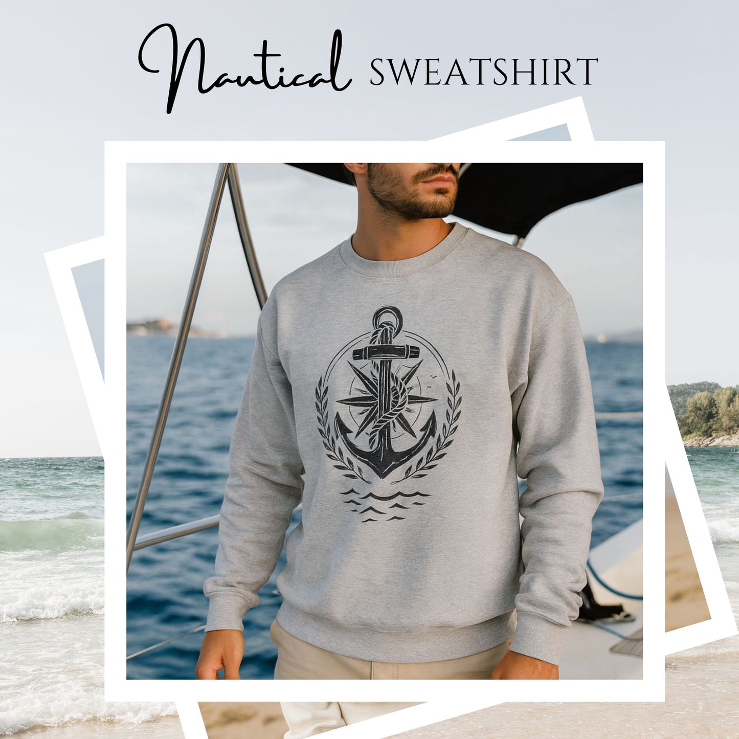 Nautical Anchor Sweatshirt
