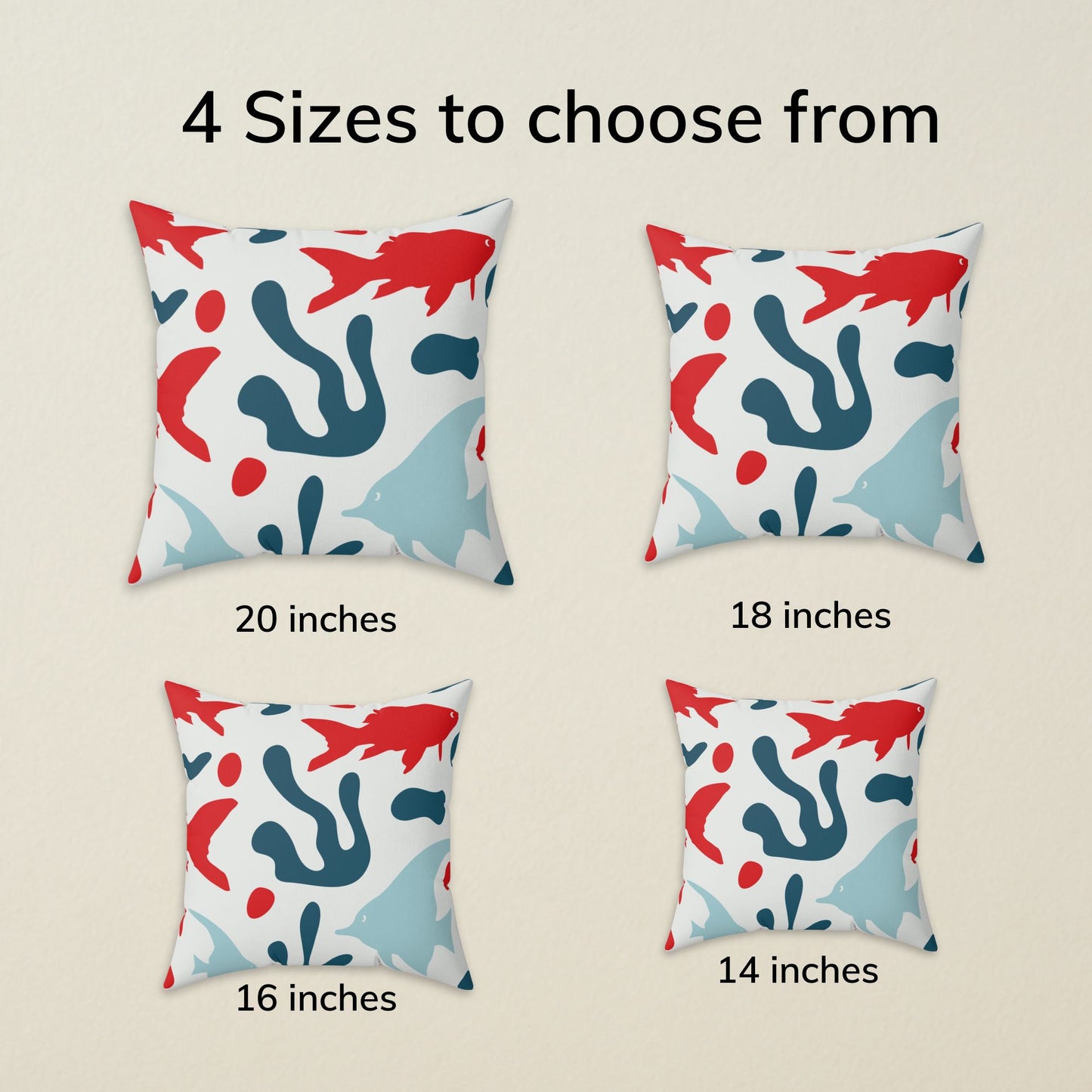 Tropical Fish Pillow