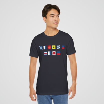 Personalized Nautical Flags T-Shirt