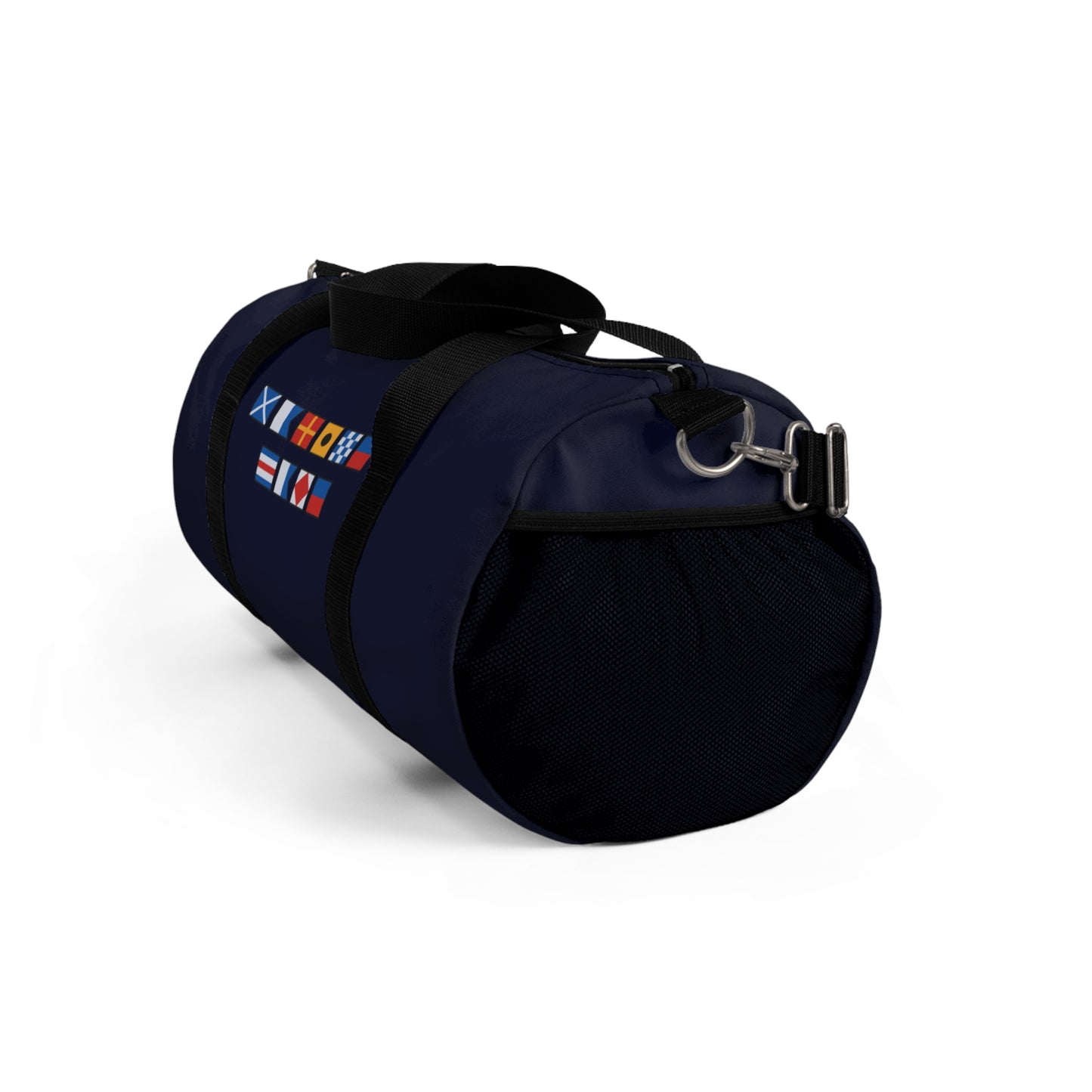 Nautical Flags Duffel Bag – Personalized Sports & Travel Bag with Custom Name