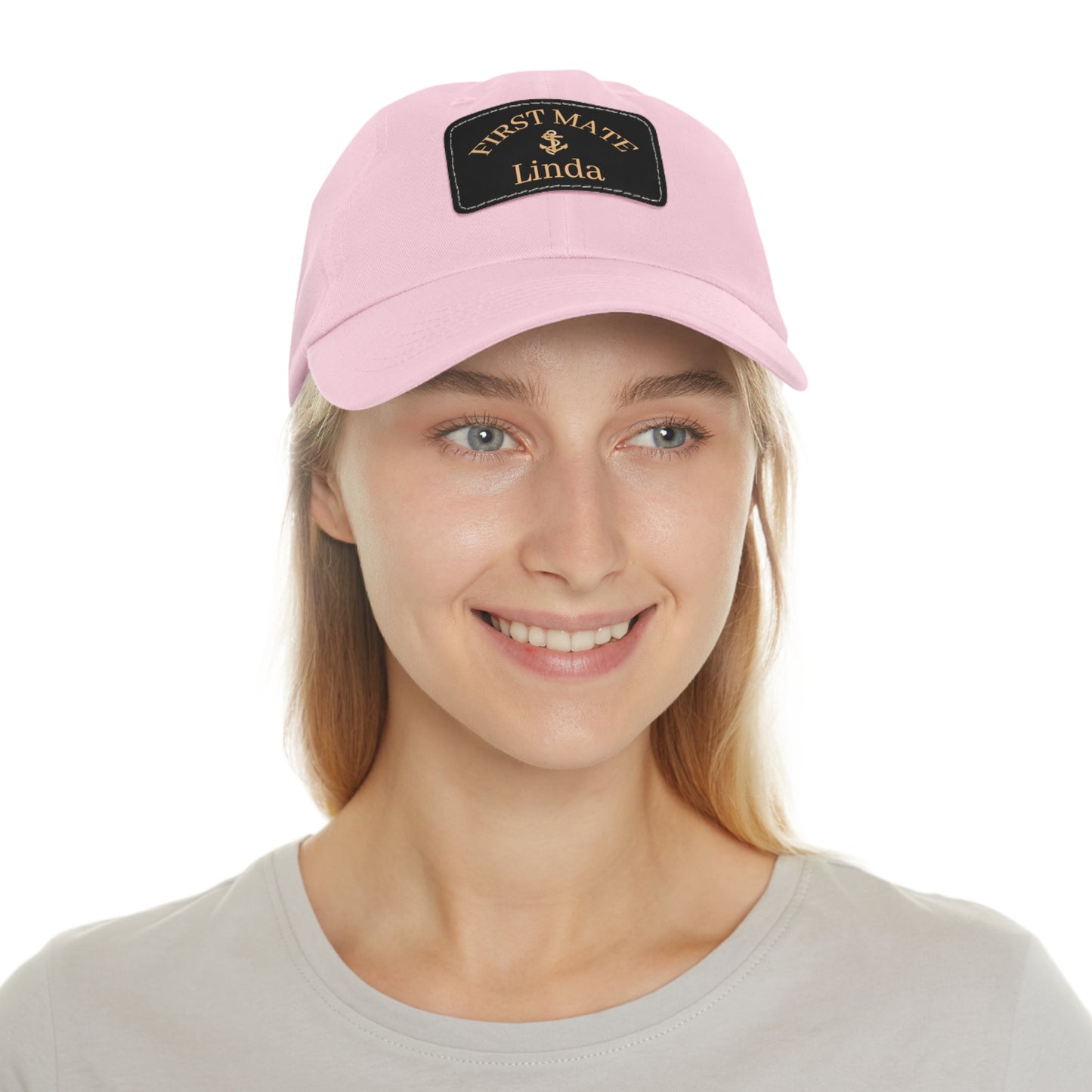 Gold Anchor Dad Hat for Captain or First Mate