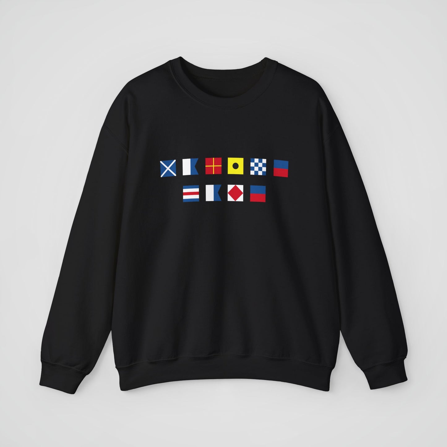 Personalized Nautical Flags Sweatshirt