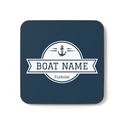 Boat Name Coaster - Set of 4