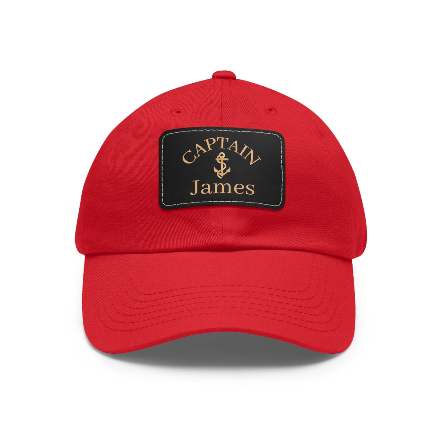 Gold Anchor Dad Hat for Captain or First Mate