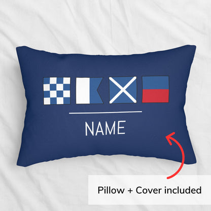 Nautical Flag Pillow