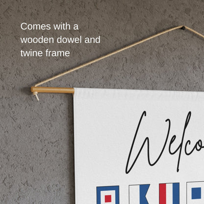 Family Name Pennant with Nautical Flags