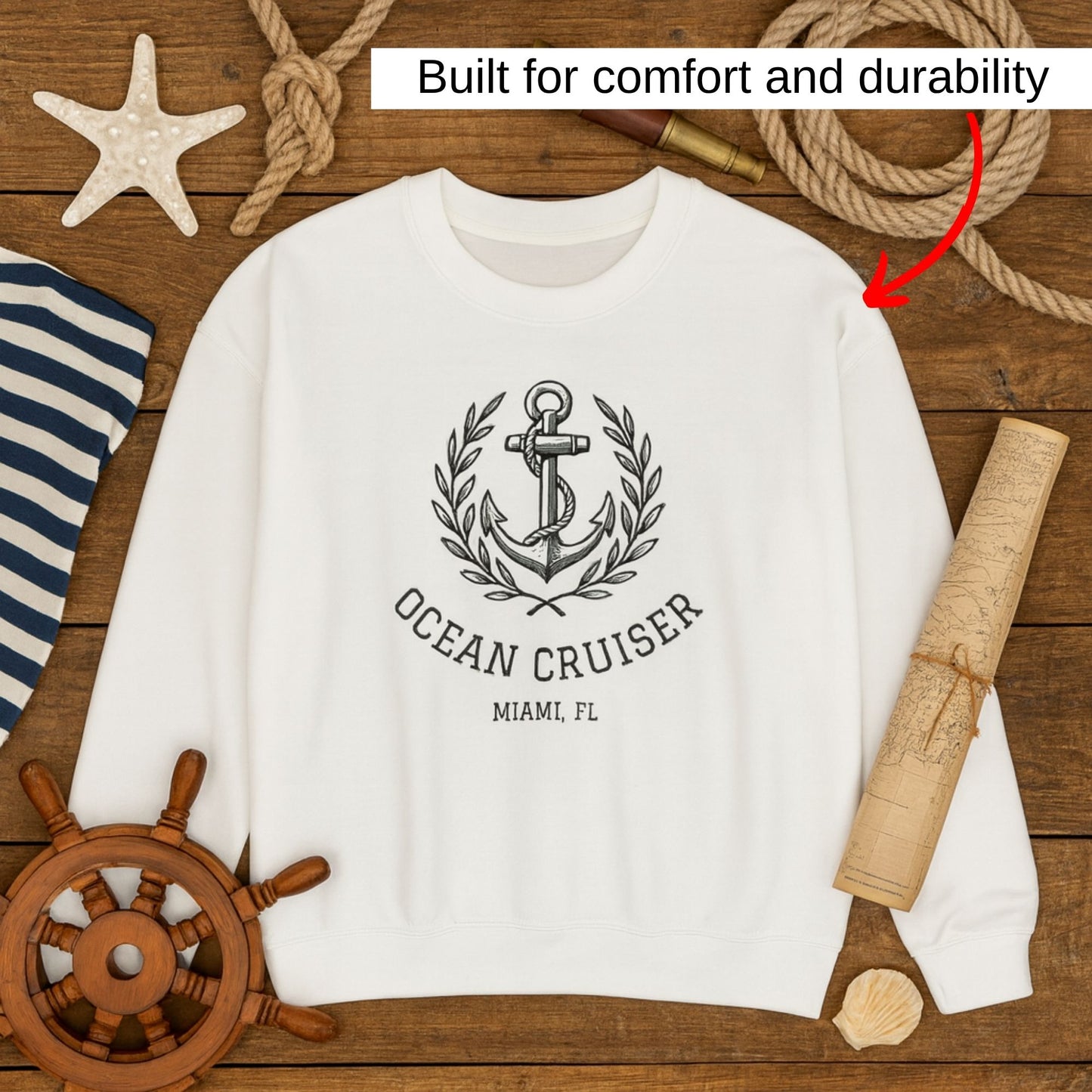 Custom Boat Name Sweatshirt