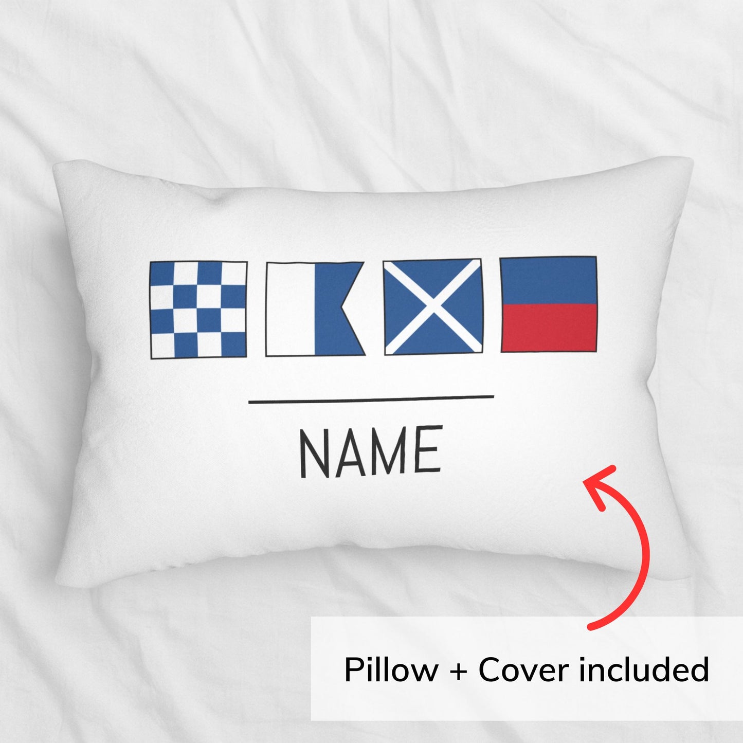 Nautical Flag Pillow Custom