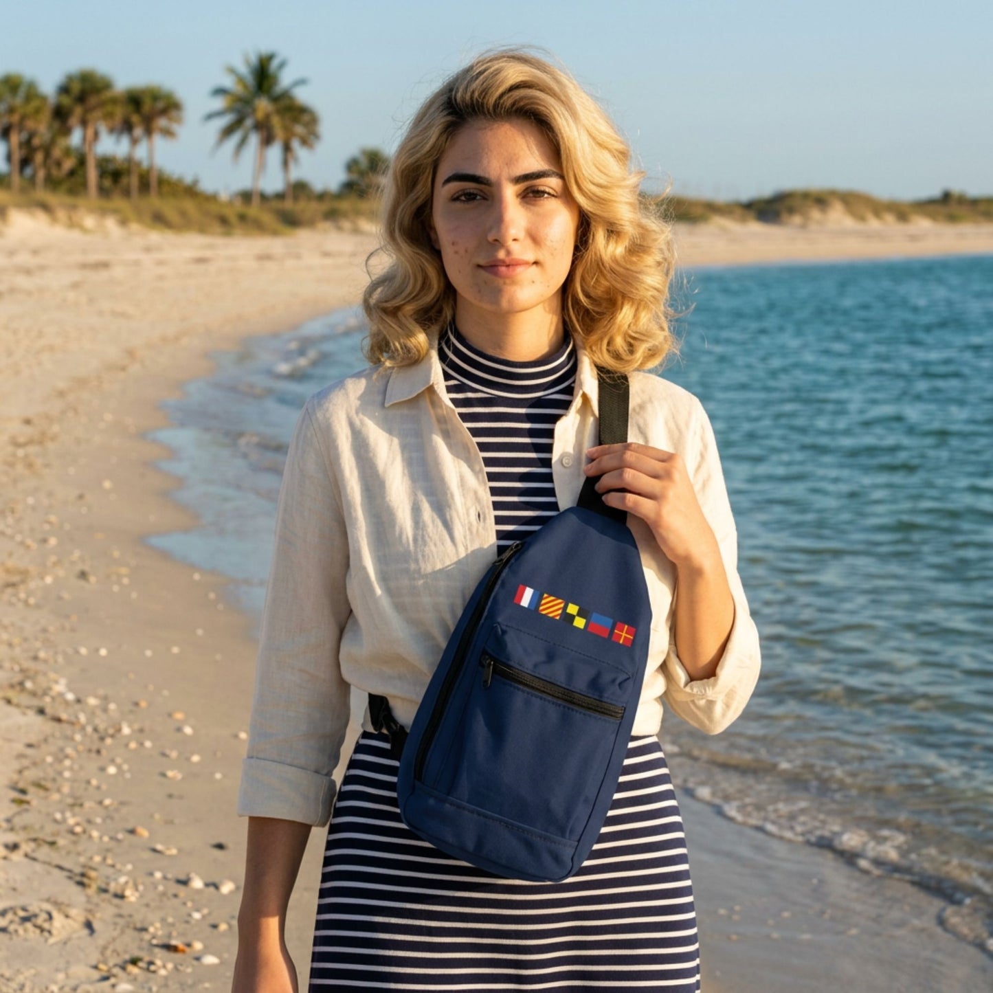 Nautical Flags Sling Bag