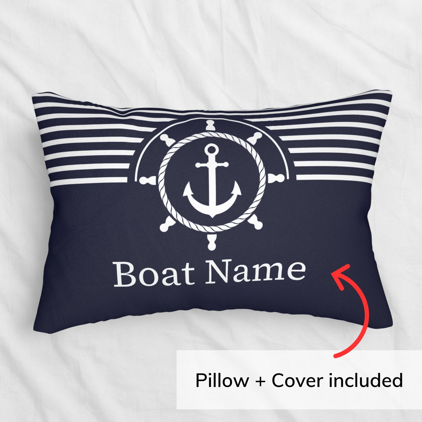 Nautical Anchor Pillow Custom