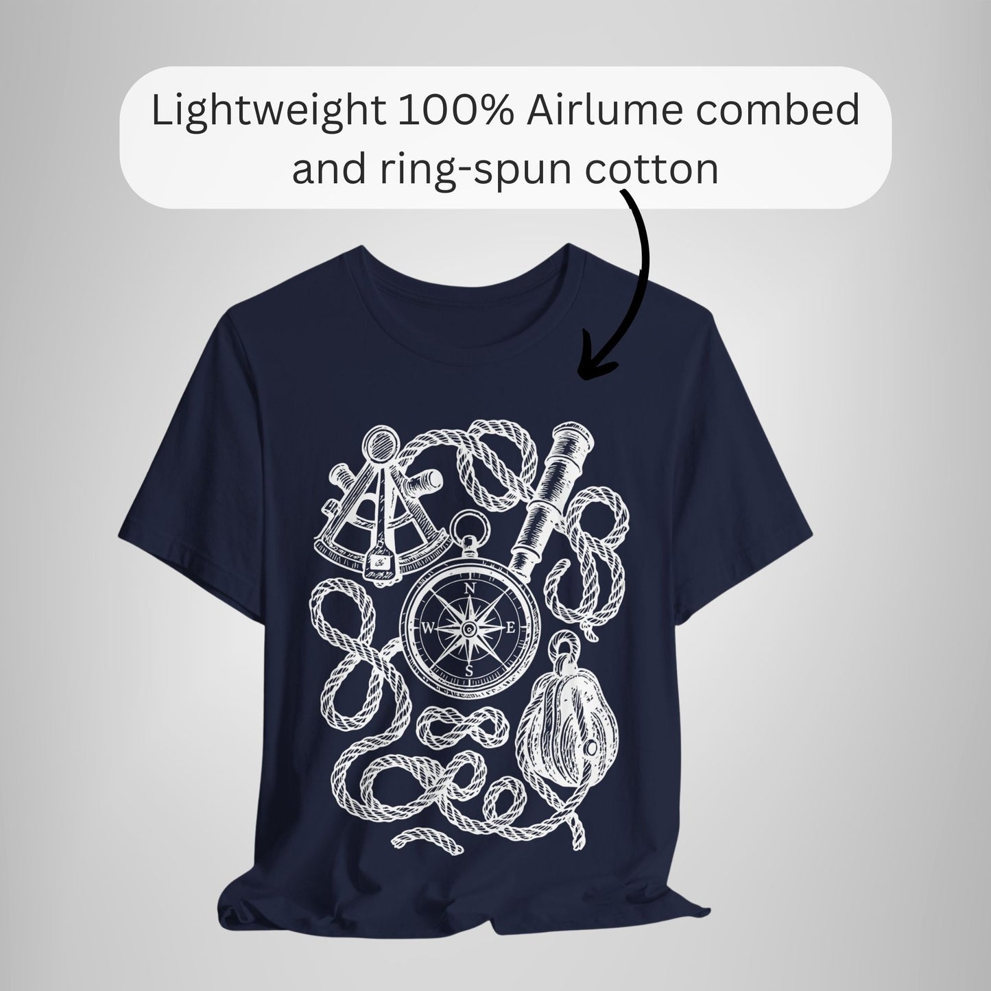 Nautical Compass Rope T-Shirt