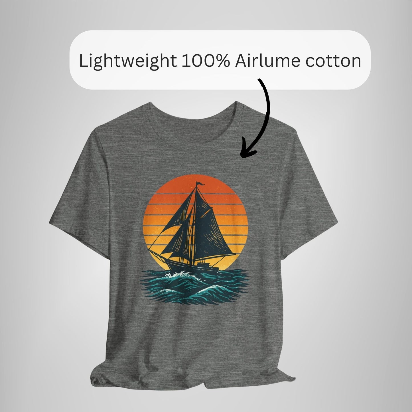 Sailing Sunset Nautical T-Shirt