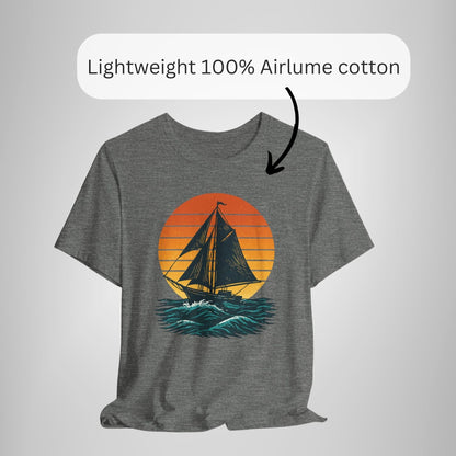 Sailing Sunset Nautical T-Shirt